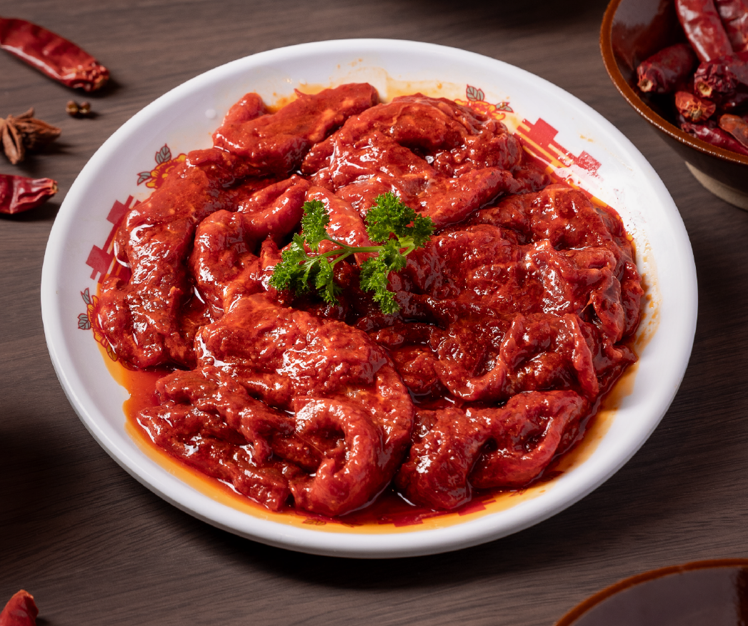 28麻辣牛肉